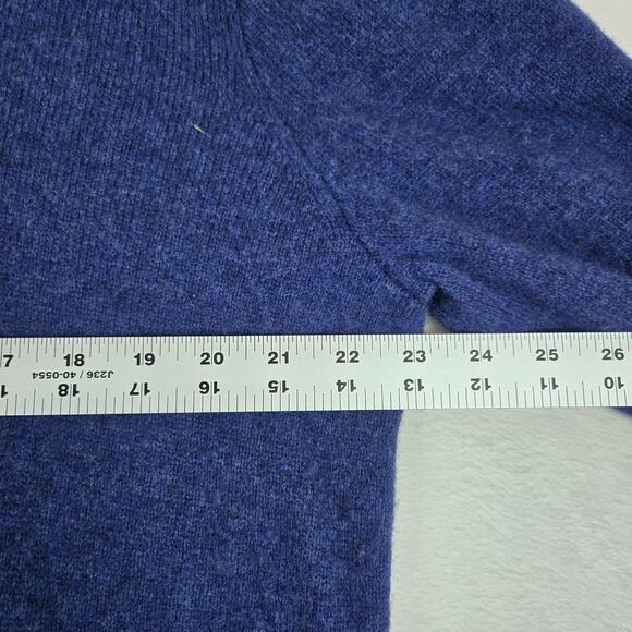 Polo Ralph Lauren 100% Lambs Wool Sweater Mens XL Navy 0660 - Picture 6 of 7